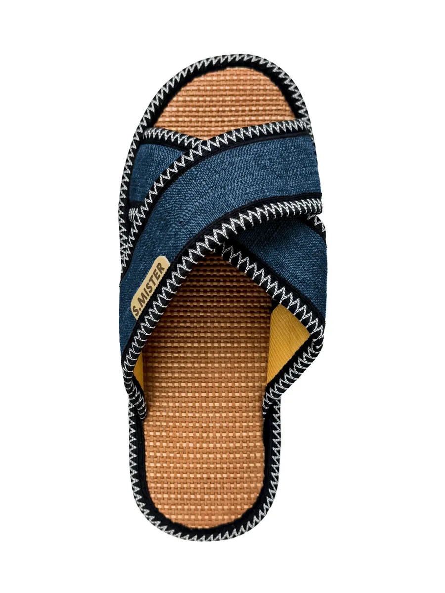 Тапочки домашние мужские А-67-145-02 открытые (р.40/41)