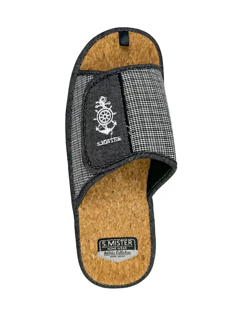 Тапочки домашние мужские SM 100-225-01 открытые (р.41)