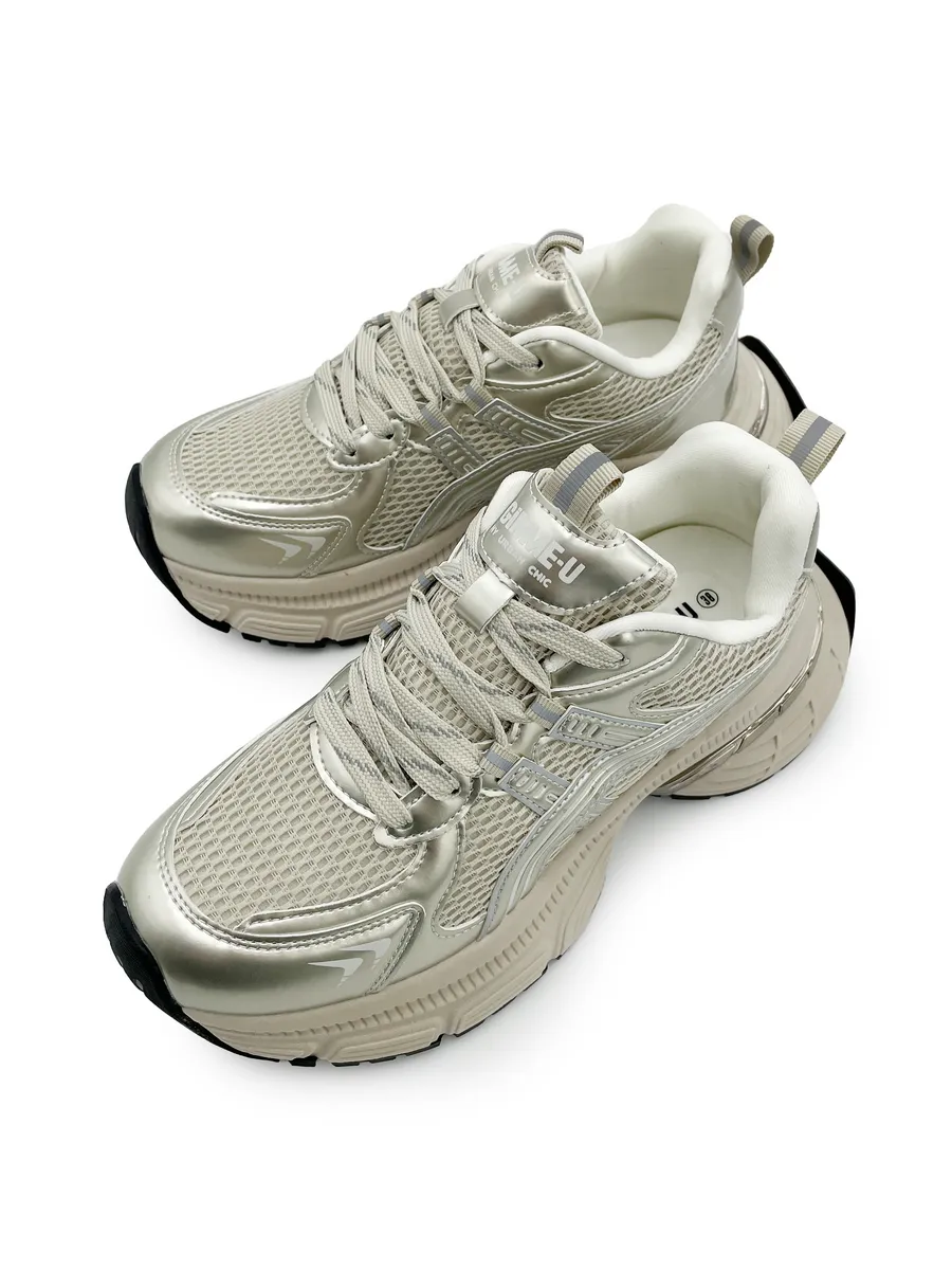 Кроссовки жен. 462-800-10-11  white+beige р.35