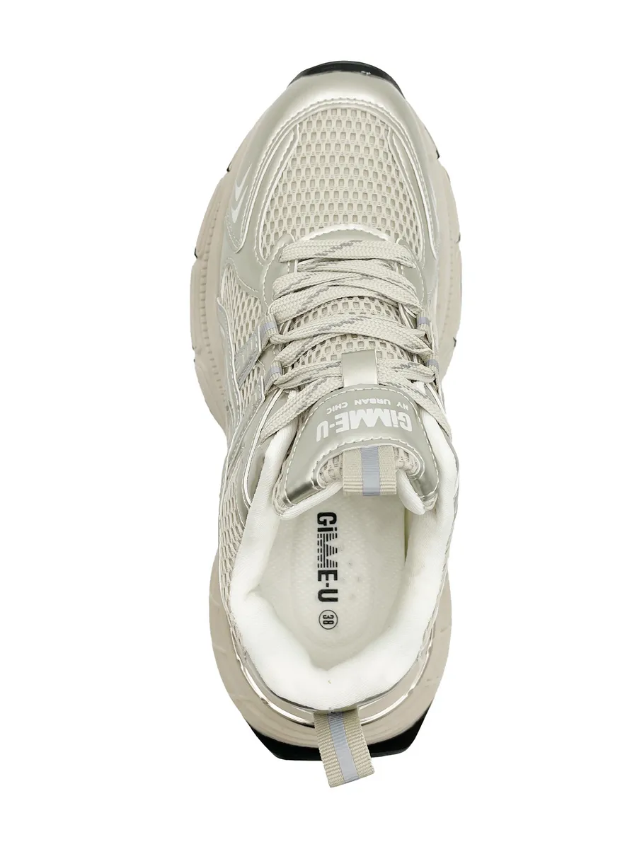 Кроссовки жен. 462-800-10-11  white+beige р.35