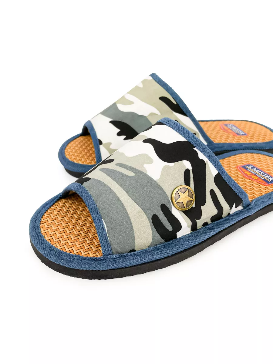 Тапочки домашние мужские А-56-027-12 открытые (р.40/41)