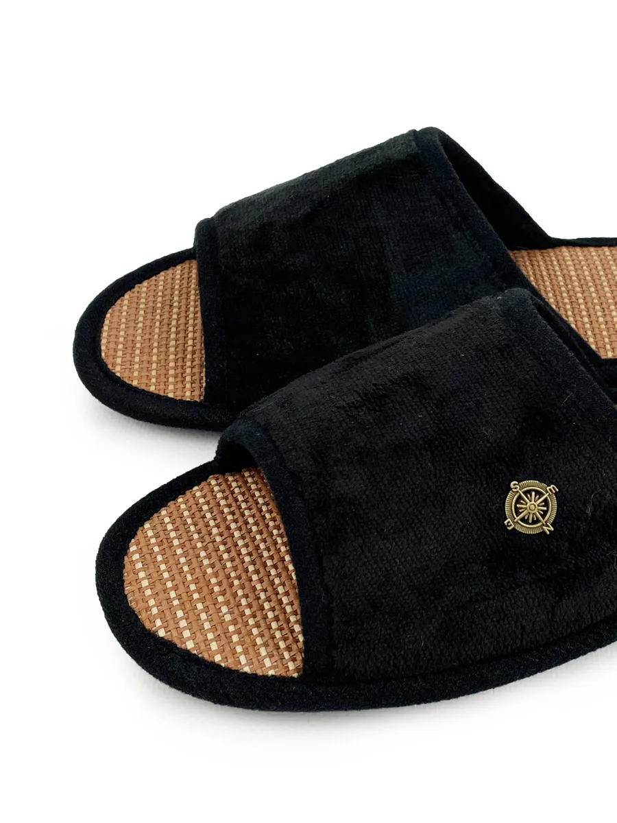 Тапочки домашние мужские А-67-137-01 открытые (р.42/43)