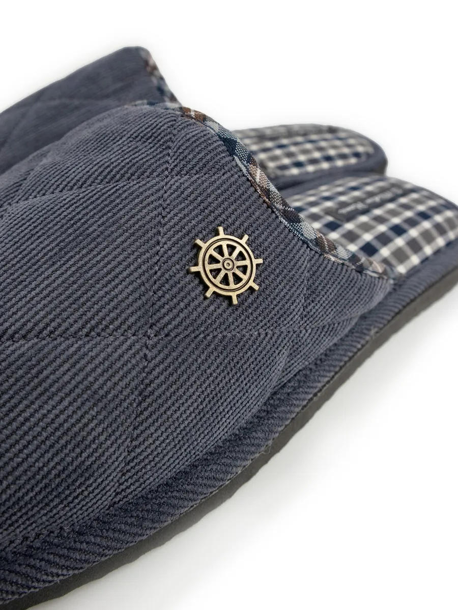 Тапочки домашние мужские А81-643-12 открытые (р.47)