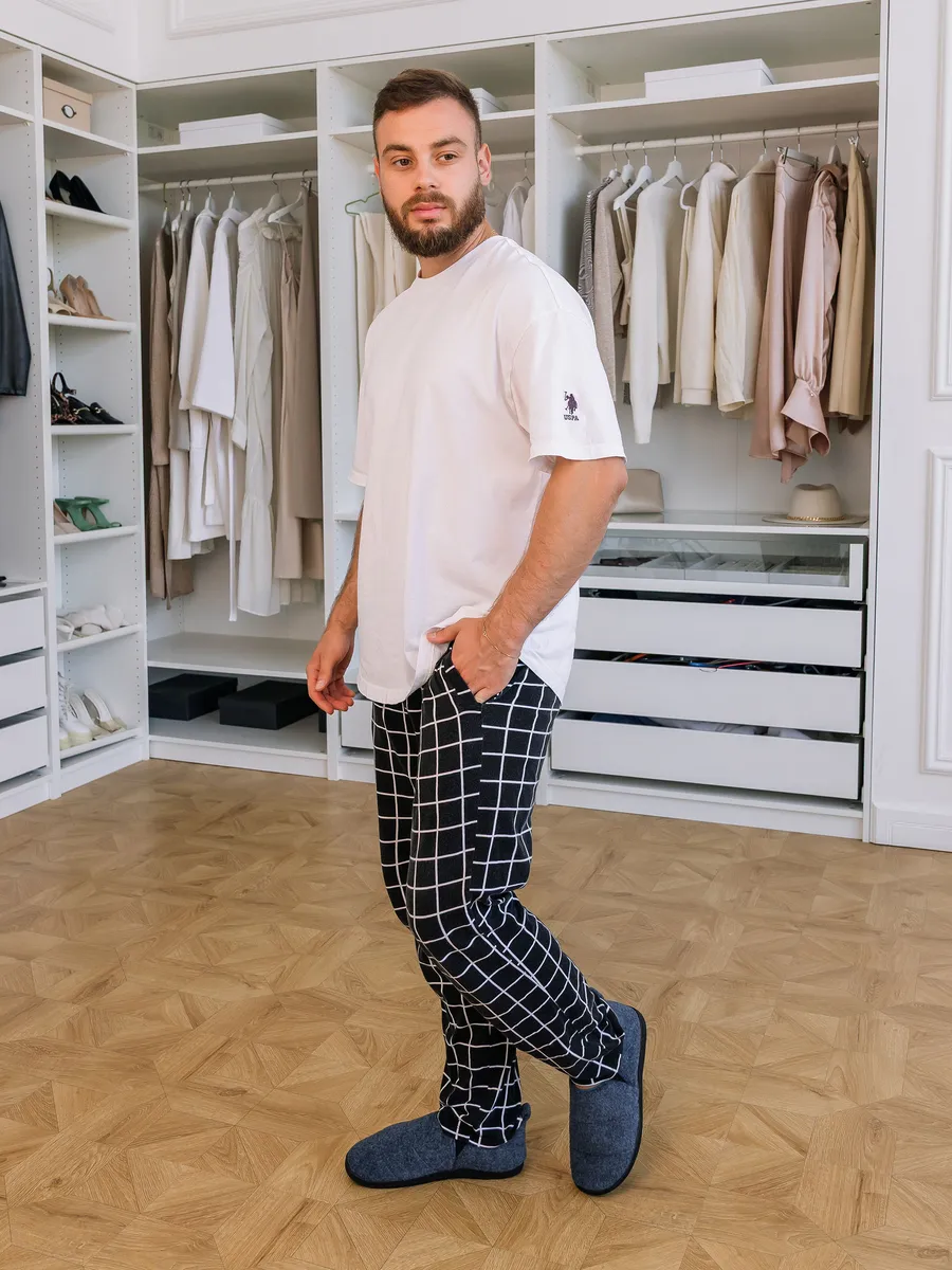 Тапочки домашние мужские GM-510-533-03 (р.39/40)