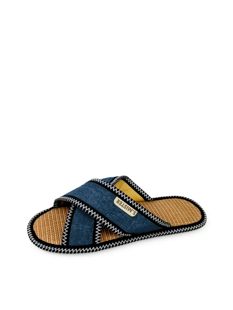 Тапочки домашние мужские А-67-145-02 открытые (р.40/41)