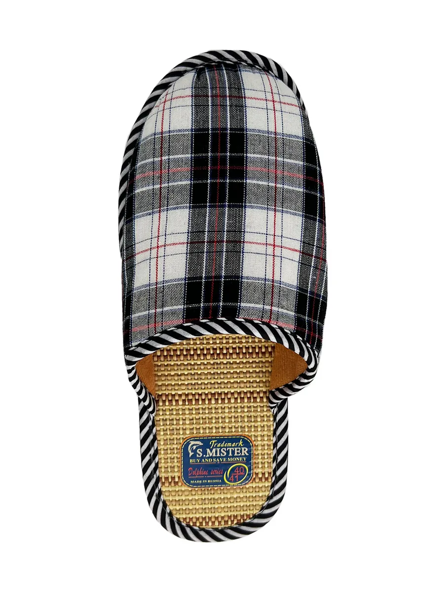 Тапочки домашние мужские А-89-001-01 закрытые (р.40/41)