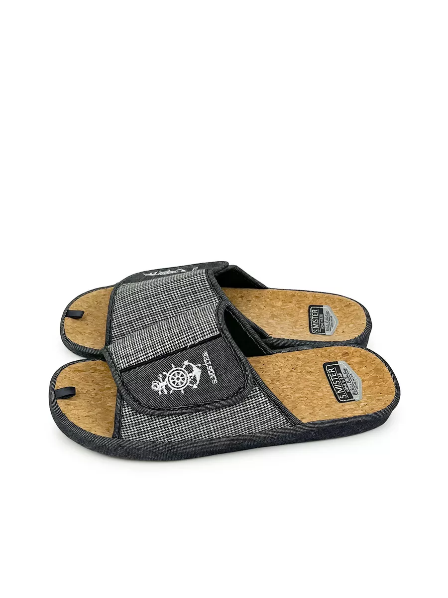 Тапочки домашние мужские SM 100-225-01 открытые (р.41)