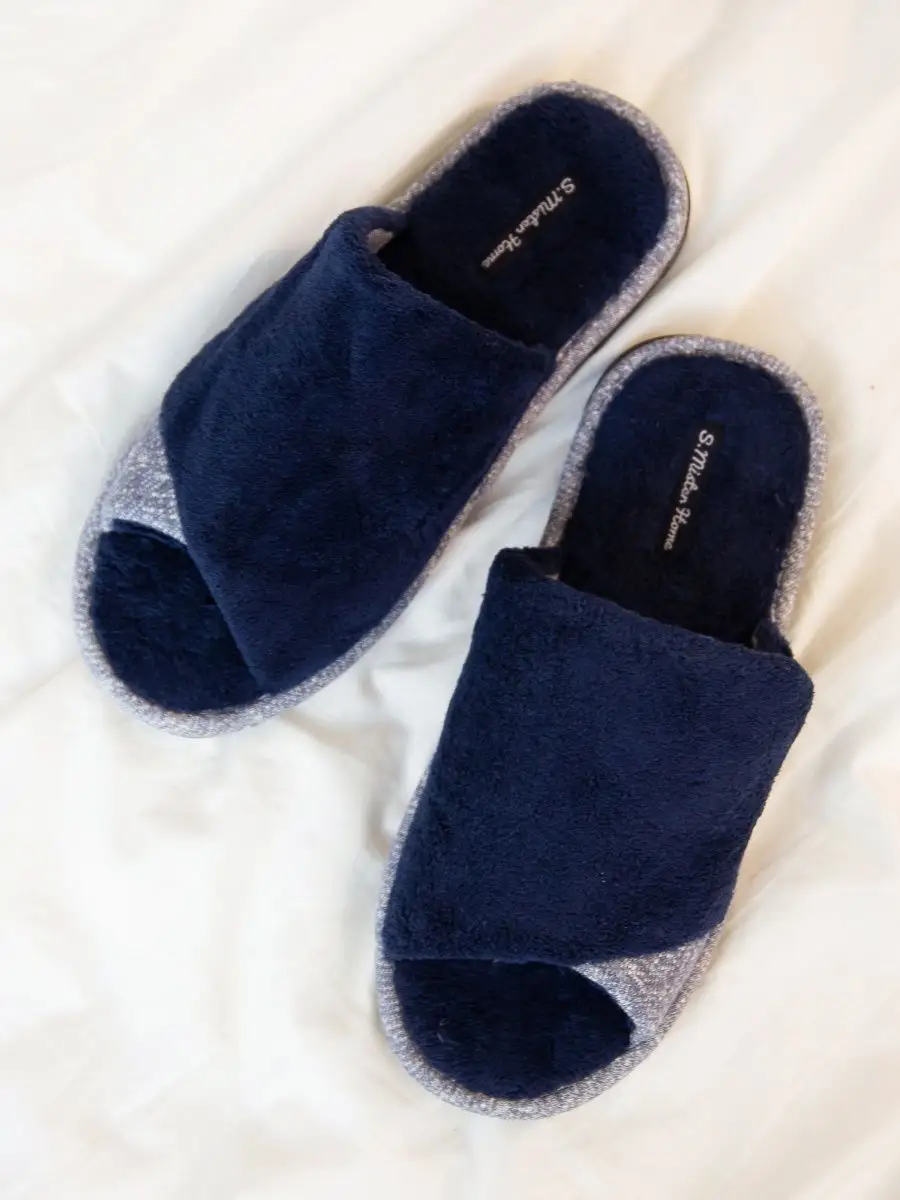 Тапочки домашние мужские А81-350-02 открытые  (р.40/41)