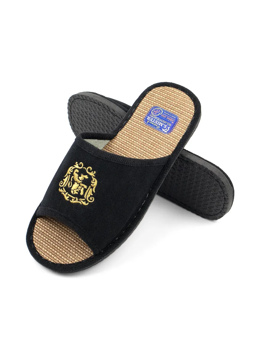 Тапочки домашние мужские А-63 Q-01 открытые (р.40/41)