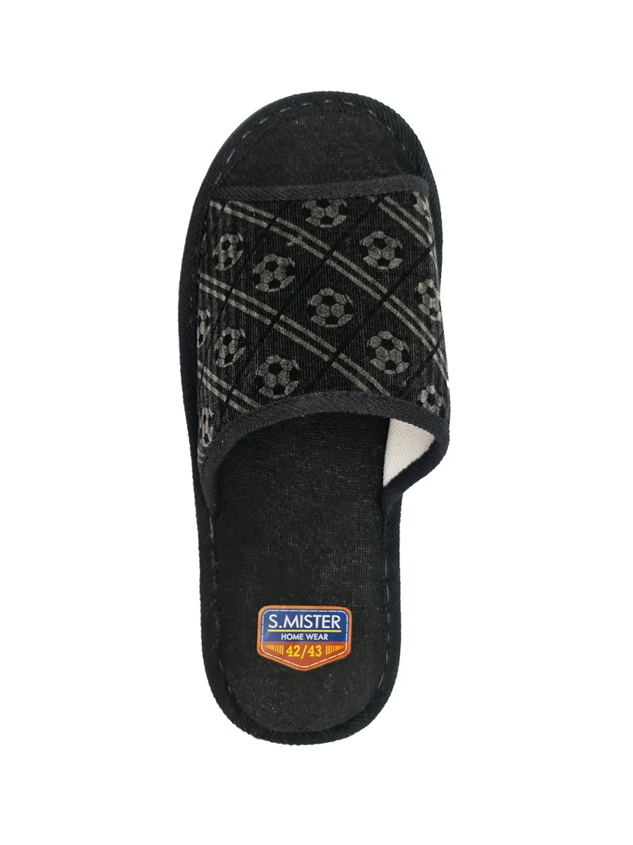 Тапочки домашние мужские А-56 В22-051-01 открытые (р.40/41)
