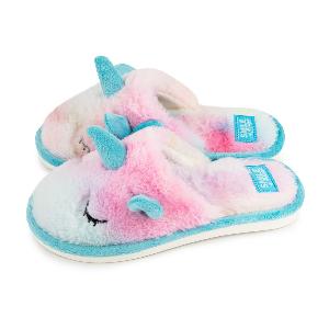 Тапочки Единороги детские 353-043 радужные купить от производителя