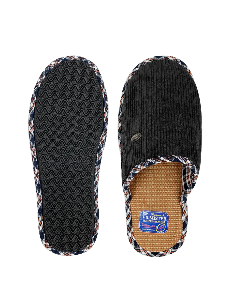 Тапочки домашние мужские А-67-001-01 закрытые (р.40/41)