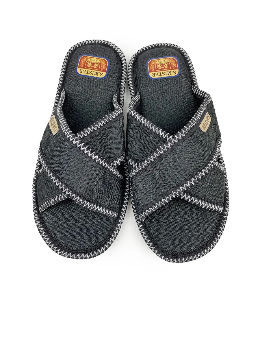 Тапочки домашние мужские А-67-143-01 открытые (р.40/41)