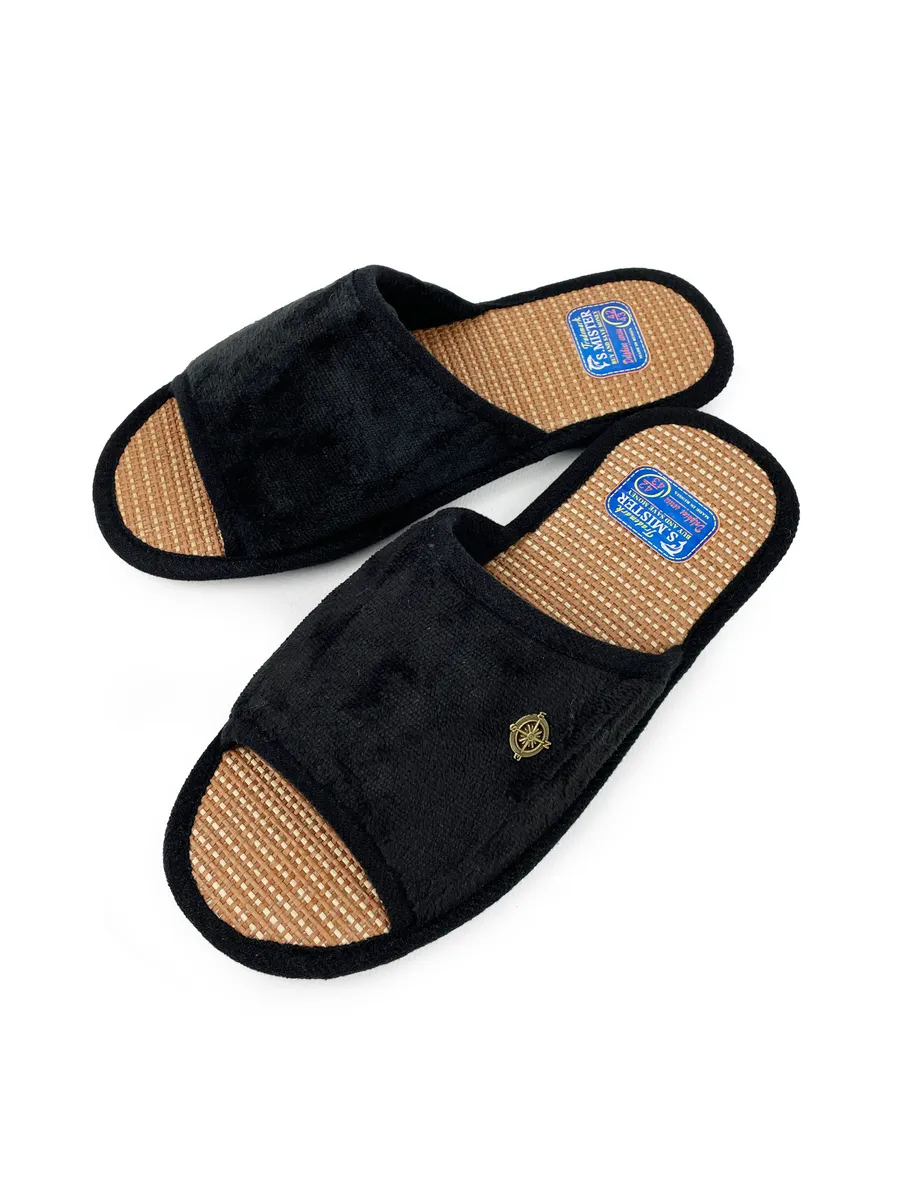 Тапочки домашние мужские А-67-137-01 открытые (р.42/43)