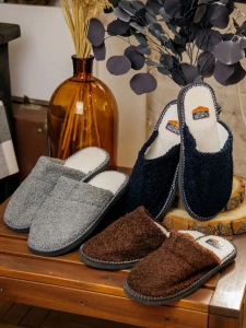 Тапочки домашние мужские А-41-025-16 закрытые  (р.40/41)