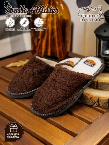 Тапочки домашние мужские А-41-025-16 закрытые  (р.40/41)